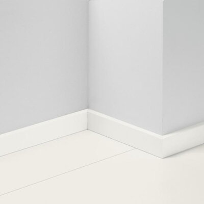 Lišta soklová Parador skirting SL 5, white Primed D004 1745302 MDF fólia 50x16x2200 mm