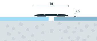 Prechodová lišta samolepiaca javor altus 38x2,5