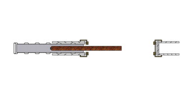 Stavebné puzdro JAP 705 NORMA ŠTANDARD jednokrídlové 900 mm, murivo