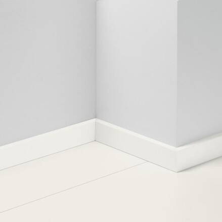 Lišta soklová Parador skirting SL 5, white Primed D004 1745302 MDF fólia 50x16x2200 mm